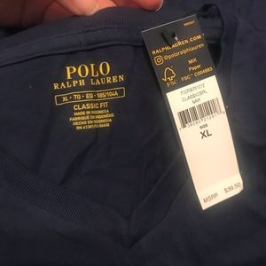 Ralph Lauren Polo V-Neck T-shirt (men’s XL)